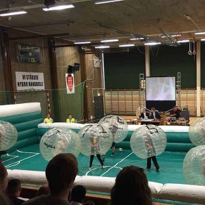 bumperball body zorb fotboll vid event