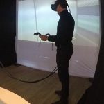 Virtual Reality, VR, Eric kör vid kickoff för fastighetsbolag