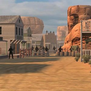 Arcade western skyttesimulator