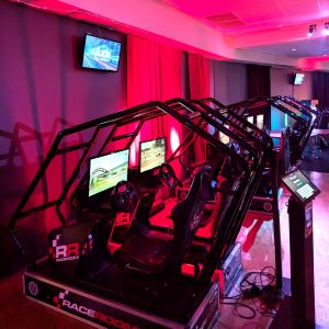Event på Malmö Arena med 5 st Racing simulatorer för fest