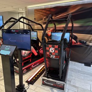 LF hyr racing simulatorer för kundevent i stockholm